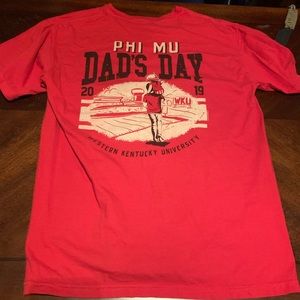Phi Mu dads day tee